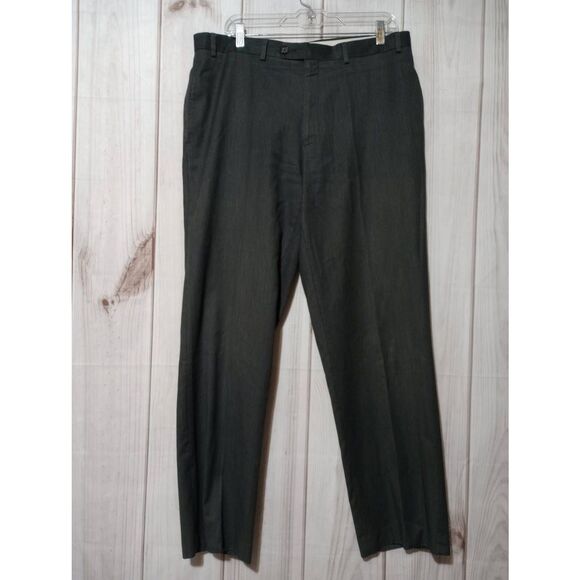 Ralph‎ Ralph Lauren Pants Men's 36 32 Gray Houndstooth - Picture 1 of 8